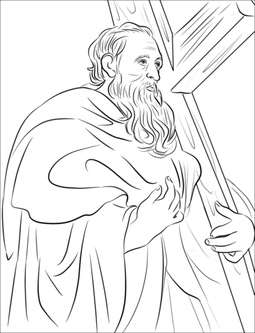 Saint Philip The Apostle Coloring Page